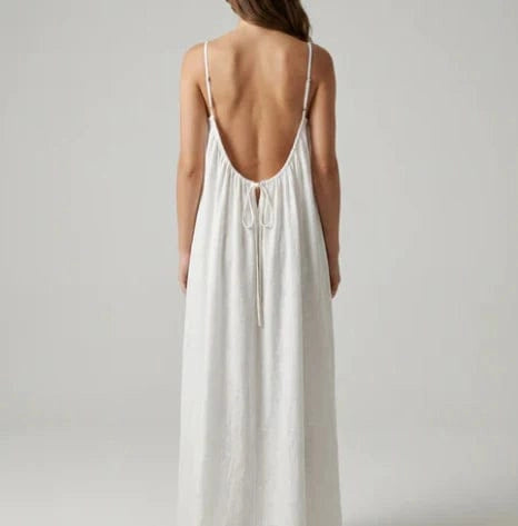 Elegant Off White Maternity Maxi Nightdress