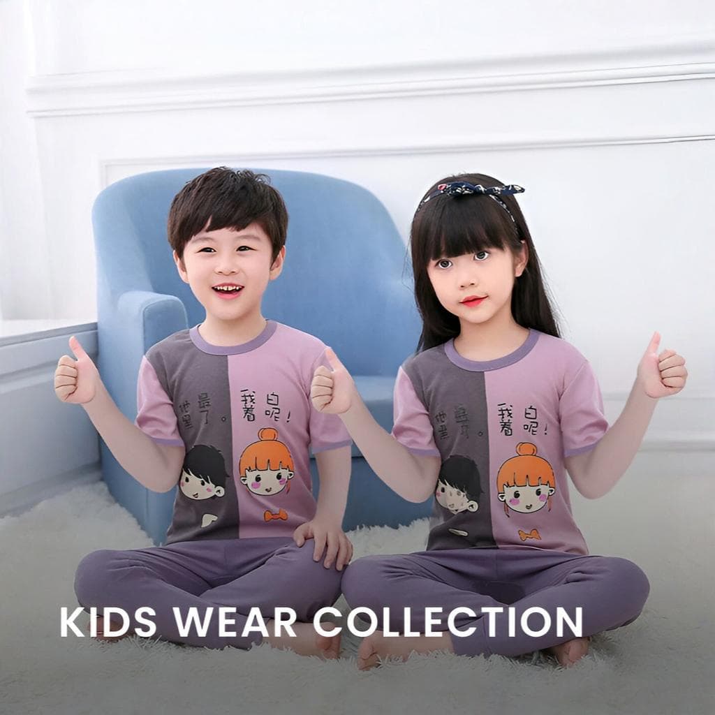 Soft cotton kids' night suits and pajama sets – Dreamy Kids by Dreamy Set Pakistan