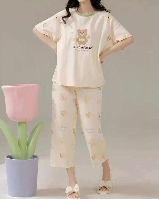 Unique Print Night Suit for Women – Soft & Stylish Sleepwear